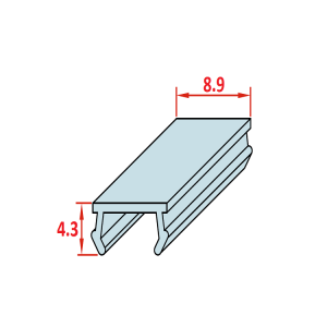 30x30 Kanal Fitili Gri Kanal 8
