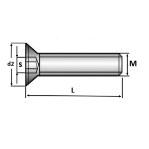 Havşabaş Cıvatalar M10