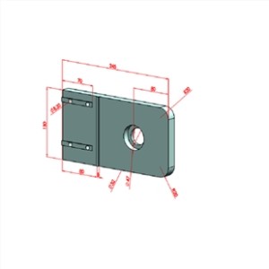 25x150 Gergi-Tahrik Plakası (19,5x130x245) R/L